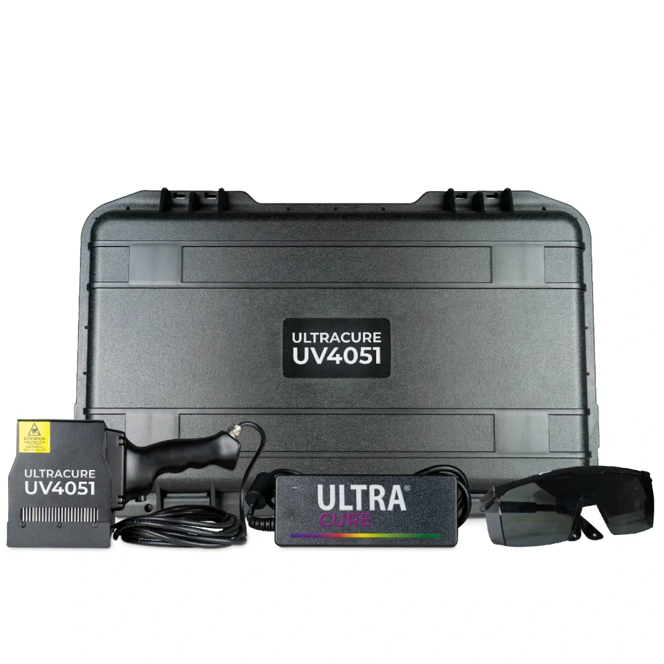 UV4051 lámpara de curado UV LED de mano ULTRACURE, 405 nm y 350 mW/cm²