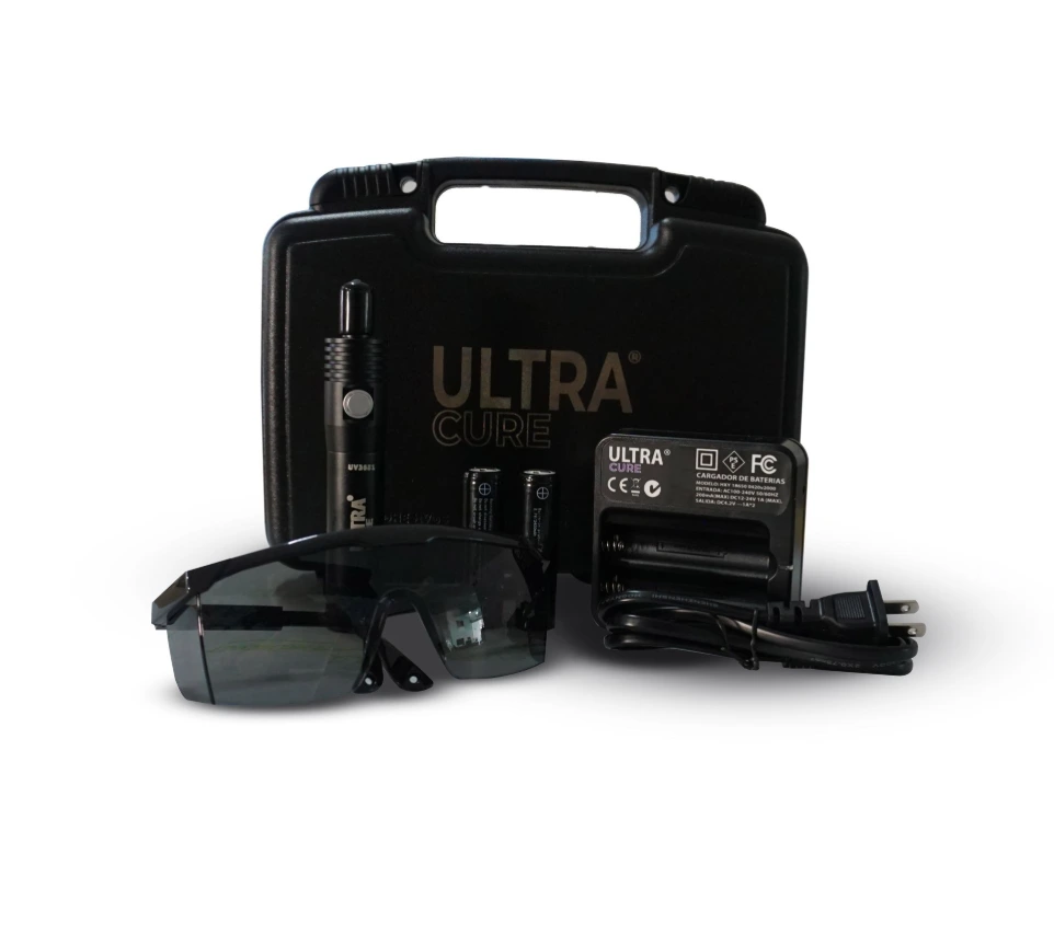 UV3651 lámpara UV LED puntual portátil ULTRACURE, 365 nm y 2,7 W/cm²