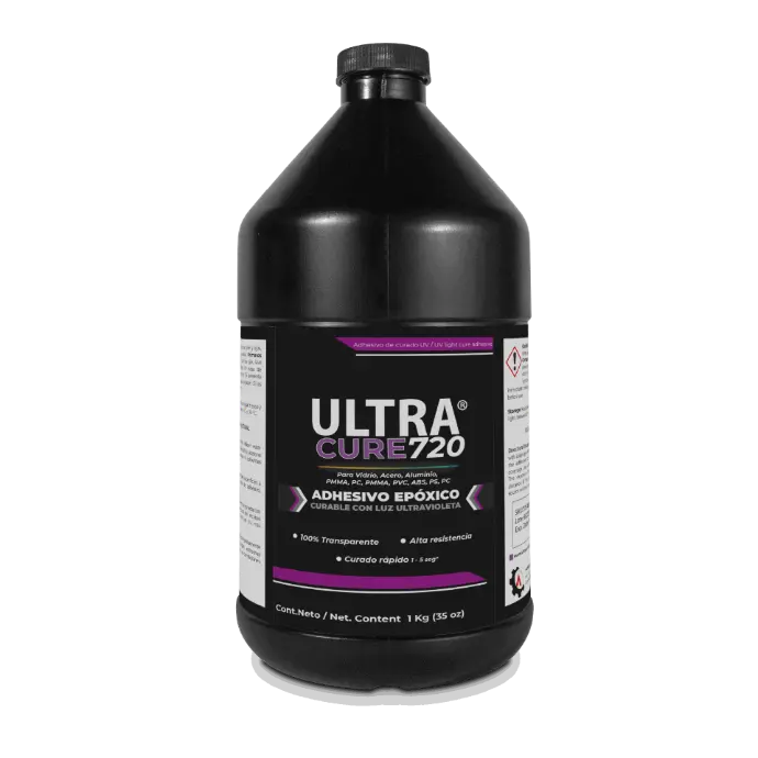 ULTRACURE® 720 Adhesivo epoxico fotocurable, alta resistencia.